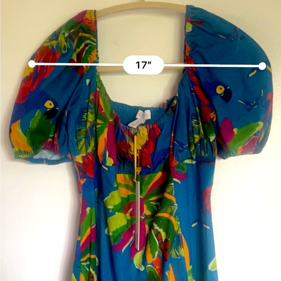 NWT House of Harlow 1960 Tropical Print Maxi Dress Size Small - Picture 5 of 10